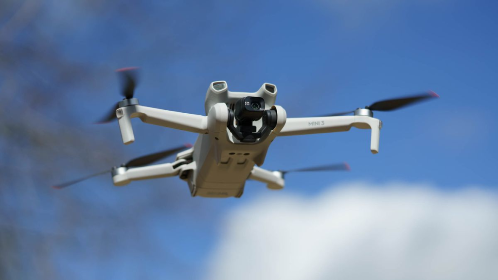 DJI Mini 3 无人机回收机型展示图